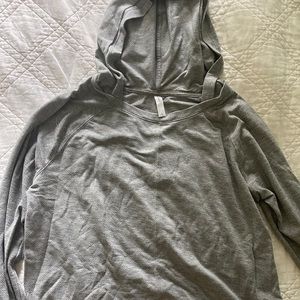 Light Gray Gap Fit Crewneck Hoodie